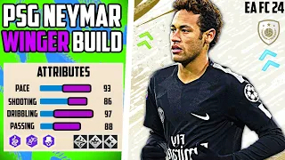 PLAYMAKING BEST PSG NEYMAR JR WINGER BUILD EA FC 24 Pro Clubs