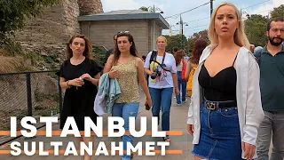 Istanbul 2022 Sultanahmet 24 August Walking Tour | 4K UHD 60FPS |The Most Famous Tourist Destination