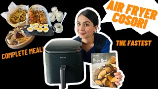 I'M MAKING A COMPLETE MEAL 🥗 WITH THE FASTEST AIRFRYER 🚀: THE COSORI TURBO BLAZE 6L