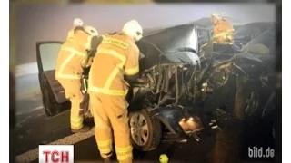 У новорічну ніч поблизу німецького міста Падеборн сталася масштабна автокатастрофа