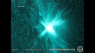 C-8 SOLAR FLARE (2021-04-22 18:40:31 - 2021-04-22 21:39:55 UTC)