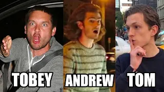 Spider-Man Actors Getting Angry At Paparazzi | Tobey Maguire, Andrew Garfield & Tom Holland Angry |