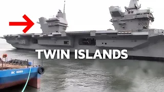 The Untold Secrets: Why British Aircraft Carriers Have Twin Islands | Royal Navy