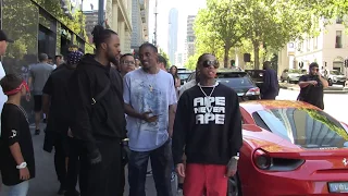 'TYGA roars in orange Lamborghini in Melbourne, Australia' #15MOF