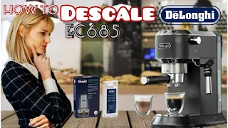 THE EASYEST  WAY To Descale the Delonghi Dedica EC685 and  EC680