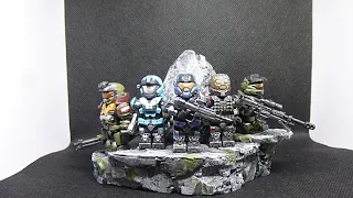 Custom Lego Halo Reach: Noble Team Minifigures