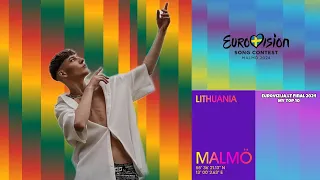 Eurovizija.LT Final 2024 - My Top 10 | Lithuania Eurovision 2024