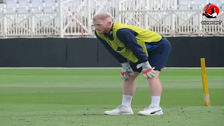 Watch:This is how Ben Stokes practice playing pull shots at the nets | Crazy wid Cricket