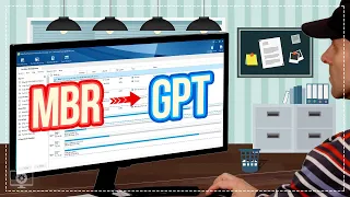 Как преобразовать таблицу разделов диска MBR в GPT без потери данных?