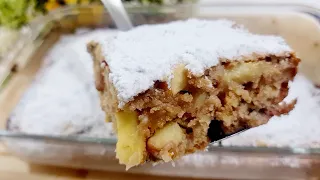 Mix it up and be surprised! With the best and easiest apple cake!