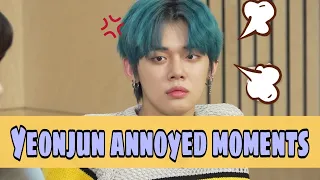 YEONJUN ANNOYED MOMENTS