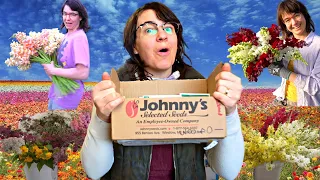 $1000 Cut Flower 💐 Johnny's Seeds Unboxing