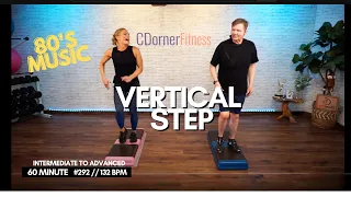 VERTICAL STEP AEROBICS // INTERMEDIATE TO ADVANCED #292 // 80's WORKOUT