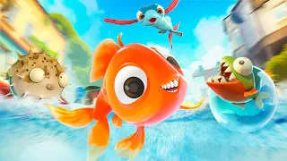 The Fish Return To FLOOD The City in I Am Fish!! (Full Movie)