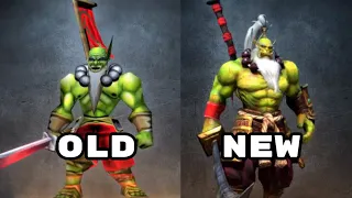 Warcraft 3 Orc Side-by-Side Comparison - Original and Reforged