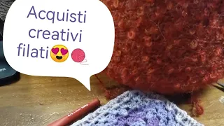 Acquisti creativi... filati.. 🥰🧶