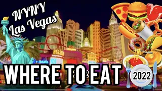 😋 FOOD at New York New York Las Vegas 2022 - Where to Eat