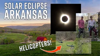 Helis at Horseshoe Canyon Ranch! Eclipse!