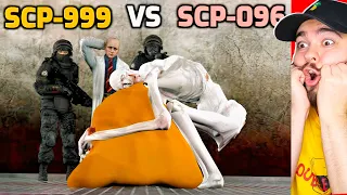 SCP-096 СКРОМНИК ПРОТИВ SCP-999 ЩЕКОТОЧНЫЙ МОНСТР! ЖУТКАЯ АНИМАЦИЯ SCP