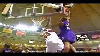 Vince Carter Amazing Dunk on Dikembe Mutombo!