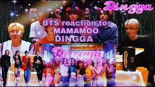 BTS reaction to MAMAMOO -DINGGA