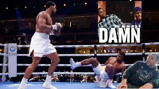 KNOCKOUT CHAOS | Anthony Joshua vs. Francis Ngannou Fight Highlights Reaction!!!!