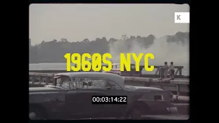 1960s NYC, Jersey Shore Fire, Gamssevort Pier, 35mm