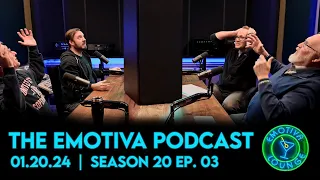 Exclusive Deep Dive into New Airmotiv Speakers + INSANE Superbowl Promo |  Emotiva Podcast 1.20.24