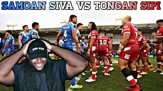 Football Player React To Unmissable Samoan Siva Tau v Tongan Sipi Tau at Rugby League World Cup 2021