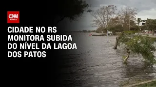 Cidade no RS monitora subida do nível da Lagoa dos Patos | CNN Prime Time