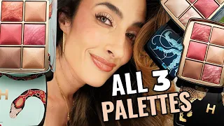 ALL 3 HOURGLASS HOLIDAY PALETTES TESTED! Jellyfish, Leopard & Snake | A GAZILLION Swatches + Demos
