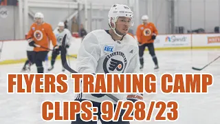 Philadelphia Flyers Training Camp Clips 9/28/23