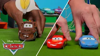 Grand Soccer Match with Lightning McQueen, Mater, and Sally Carrera! | Pixar Cars