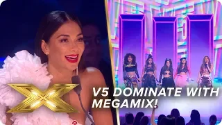 V5 DOMINATE with motivational megamix! | Live Week 3 | X Factor: Celebrity