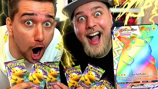 PIKACHU HUNT BATTLE! UČITELKA VE STUDIU! POKÉMON CARD OPENING | @Stejk01  VS @JakubDestro