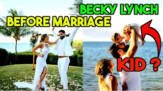 🥺❤️ Wwe Becky Lynch And Seth Rollins Kiss Love Story  (Before Marriage Having A Baby)