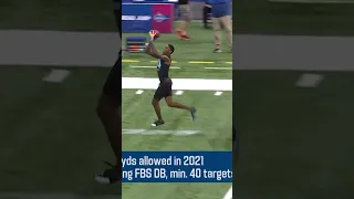 Sauce Gardner's 2022 Combine In 59 Seconds | The New York Jets | NFL | #shorts