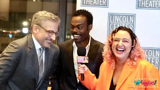 William Jackson Harper & Steve Carell at Uncle Vanya Opening Night on Broadway