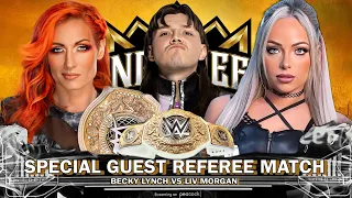 WWE 2K24 | Becky Lynch Vs Liv Morgan - Special Guest Referee Match | King & Queen Of The Ring