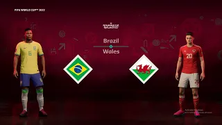 FIFA 23 - Brazil vs Wales | Quarter Final | World Cup 1958 | K75 | PS5™ [4K60]