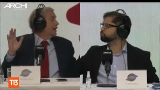 "Relájate": La fuerte pelea entre Kast y Boric en Debate ARCHI