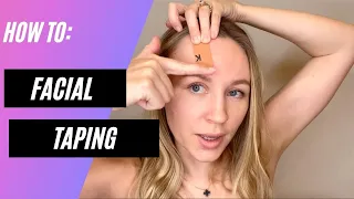 FACIAL TAPING TUTORIAL #facialtaping