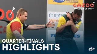 INCREDIBLE AVERAGES! | Quarter-Final Highlights | 2022 Cazoo World Cup of Darts