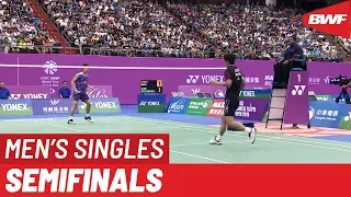 SF | MS | CHOU Tien Chen (TPE) [1] vs. Shesar Hiren RHUSTAVITO (INA) | BWF 2019