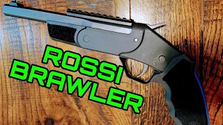 Rossi BRAWLER .45 / .410 single shot pistol shooting at KEYFARM