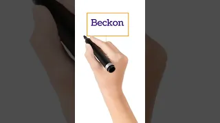 Beckon Meaning in Hindi | NDA | Daily Use English Words | #shorts