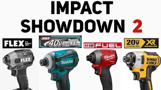 Makita 40V Impact vs. Milwaukee Fuel vs. Dewalt XR vs Flex - BEST IMPACT DRIVER?