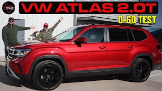 The VW Atlas is HUGE on Space And Value - Review & 0-60 Test