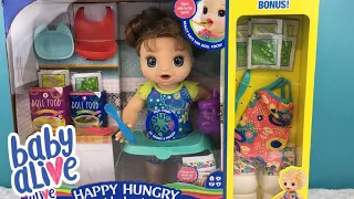 Opening Baby Alive Happy Hungry Baby Doll Bonus Pack from Walmart