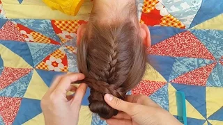 Французская коса вниз головой // French braid upside down